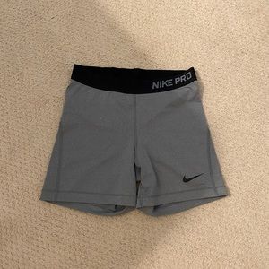 Grey Nike Pros (5”)